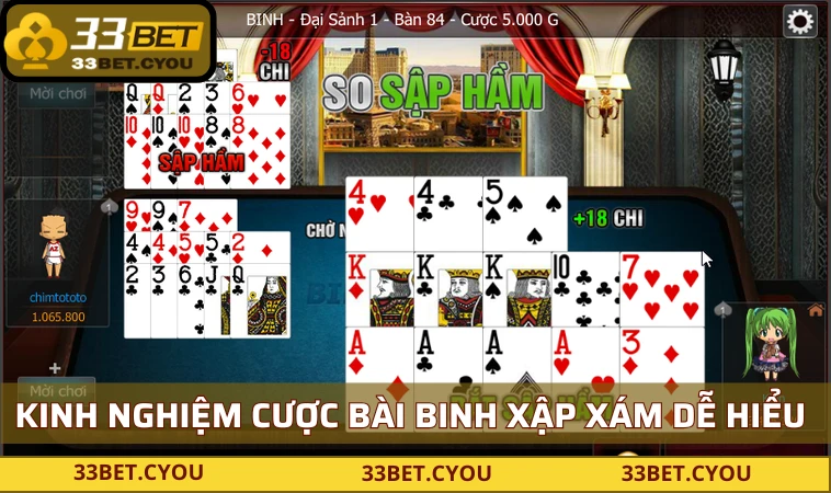 kinh nghiem cuoc bai binh xap xam de hieu nhat Kinh nghiệm cược bài Binh Xập Xám dễ hiểu nhất