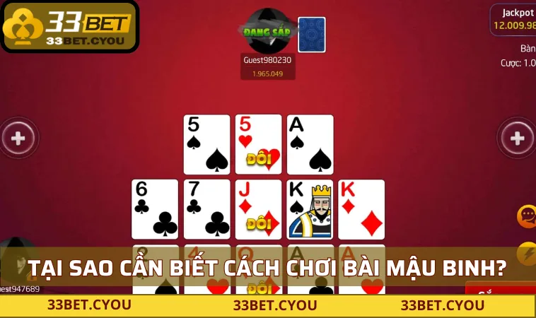 loi ich khi cach choi bai mau binh Lợi ích khi cách chơi bài mậu binh
