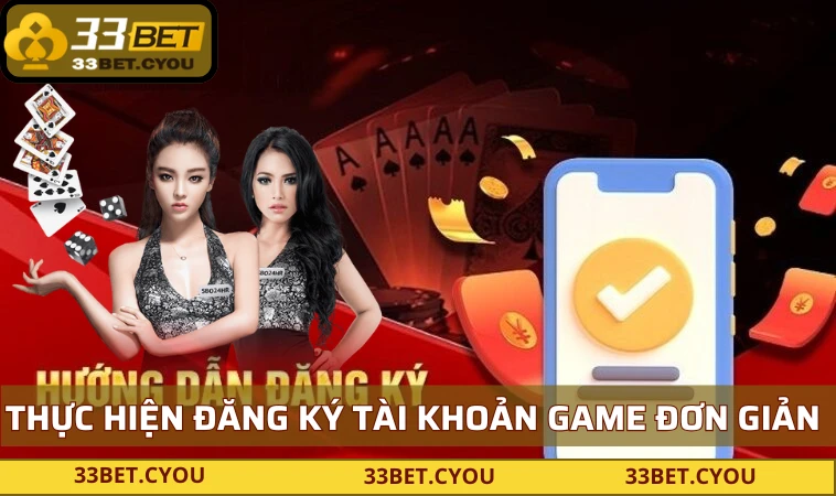 Thực hiện đăng ký tài khoản game đơn giản trên hệ thống